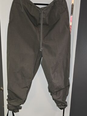 Free People Drawstring Jogger Pants in Olive Green